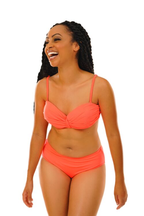 Cuba-maillot de bain orange- swimwear - mayotte - sunday - sunday officiel - summer - taille haute maillot de bain orange- swimwear - mayotte - sunday - sunday officiel - summer - taille haute