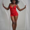 body - body dentelle - lingerie rouge - lingerie sunday - st valentin - mayotte