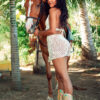 ensemble crochet jupe blanche mayotte sunday ALIOT