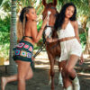 ensemble de plage jupe ou short sunday oficiel mayotte ALIOT