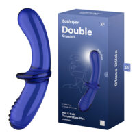 DOUBLE CRYSTAL BLUE SEX TOYS MAYOTTE (3) SATISFYER Double Crystal blue