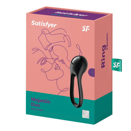 SUNDAY SEXTOYS MAYOTTE (33) SATISFYER Majestic Duo Ring Vibrator black