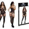 HOT FANTASY Lingerie Lace Suspender Bodystocking