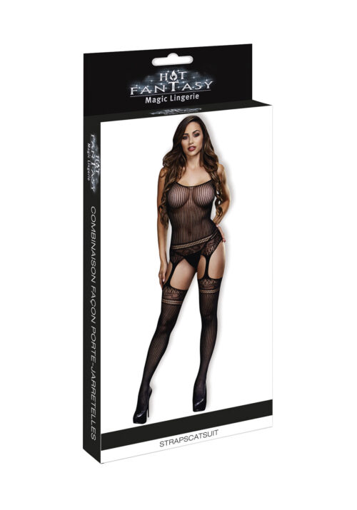 HOT FANTASY Lingerie Lace Suspender Bodystocking